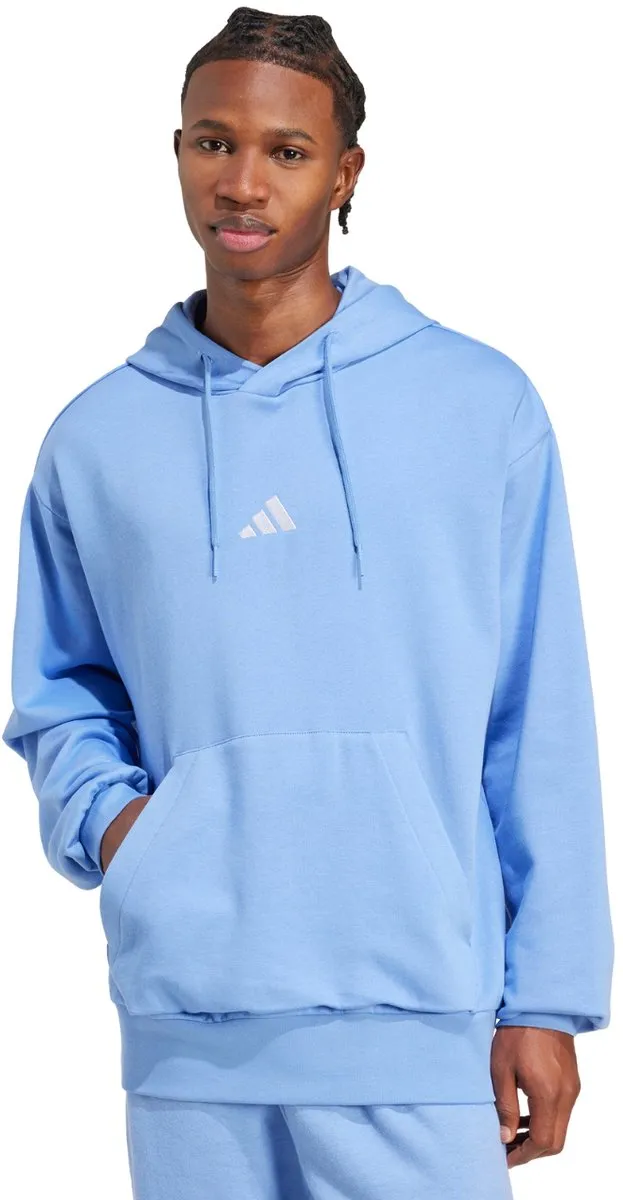 adidas Essentials Feelcozy Fleece Hoodie - Lichtblauw S