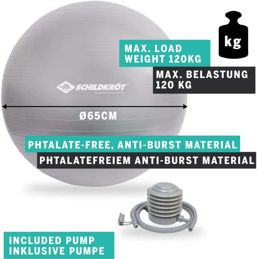 Schildkröt Fitnessbal 65cm - Multicolor