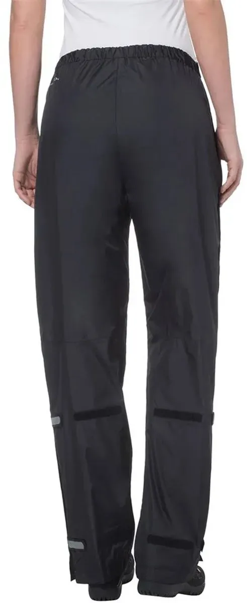 Vaude Fluid Regenbroek Dames - Maat 48 - Zwart - afbeelding 3 van 6