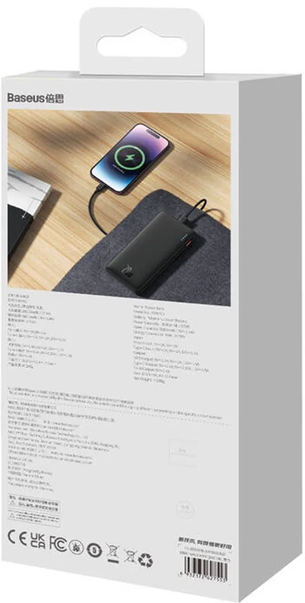 Baseus Airpow 10000mAh Powerbank 20W - Transparent