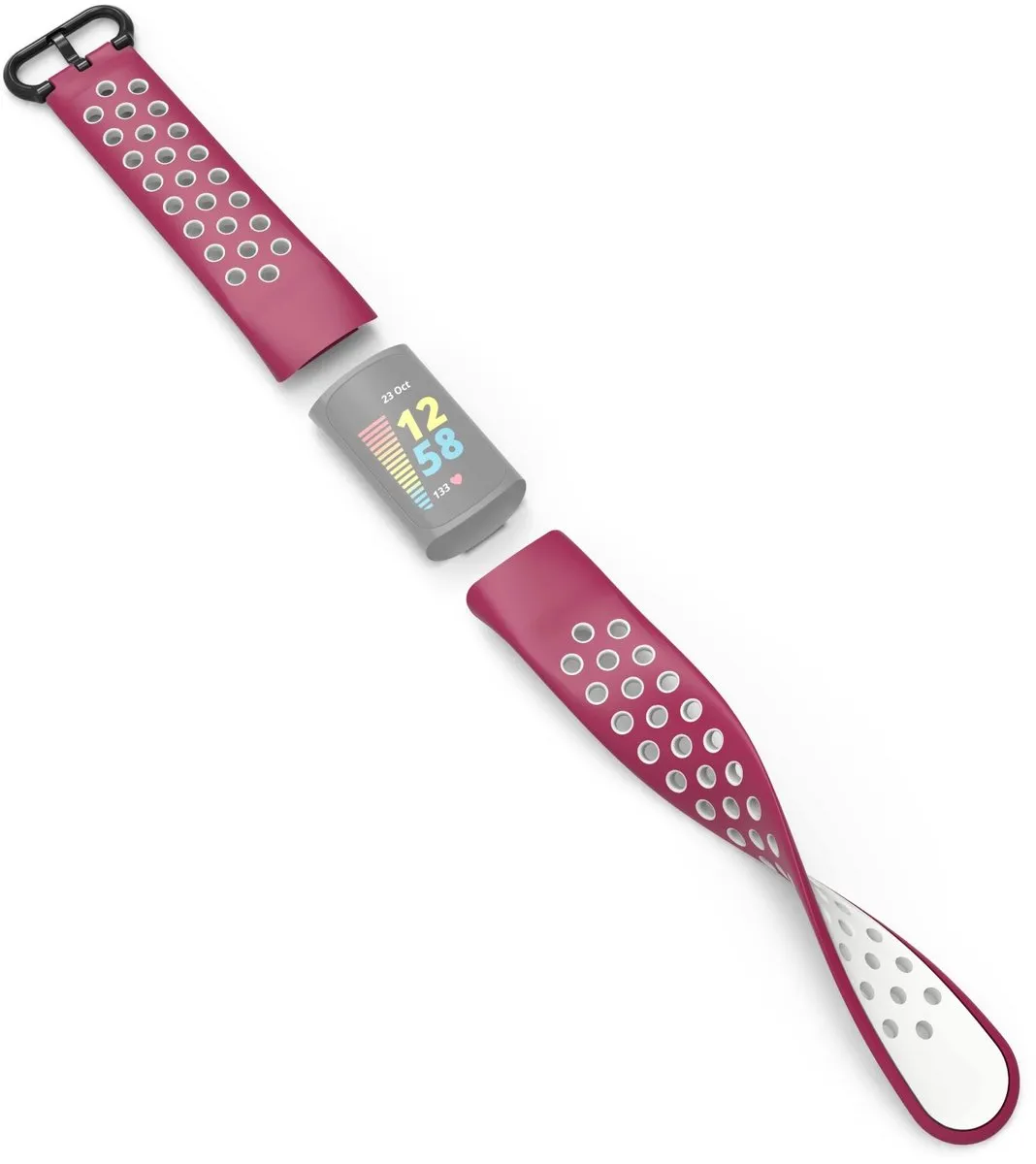 Hama Sportpolsband Fitbit Charge 5 - Grijs