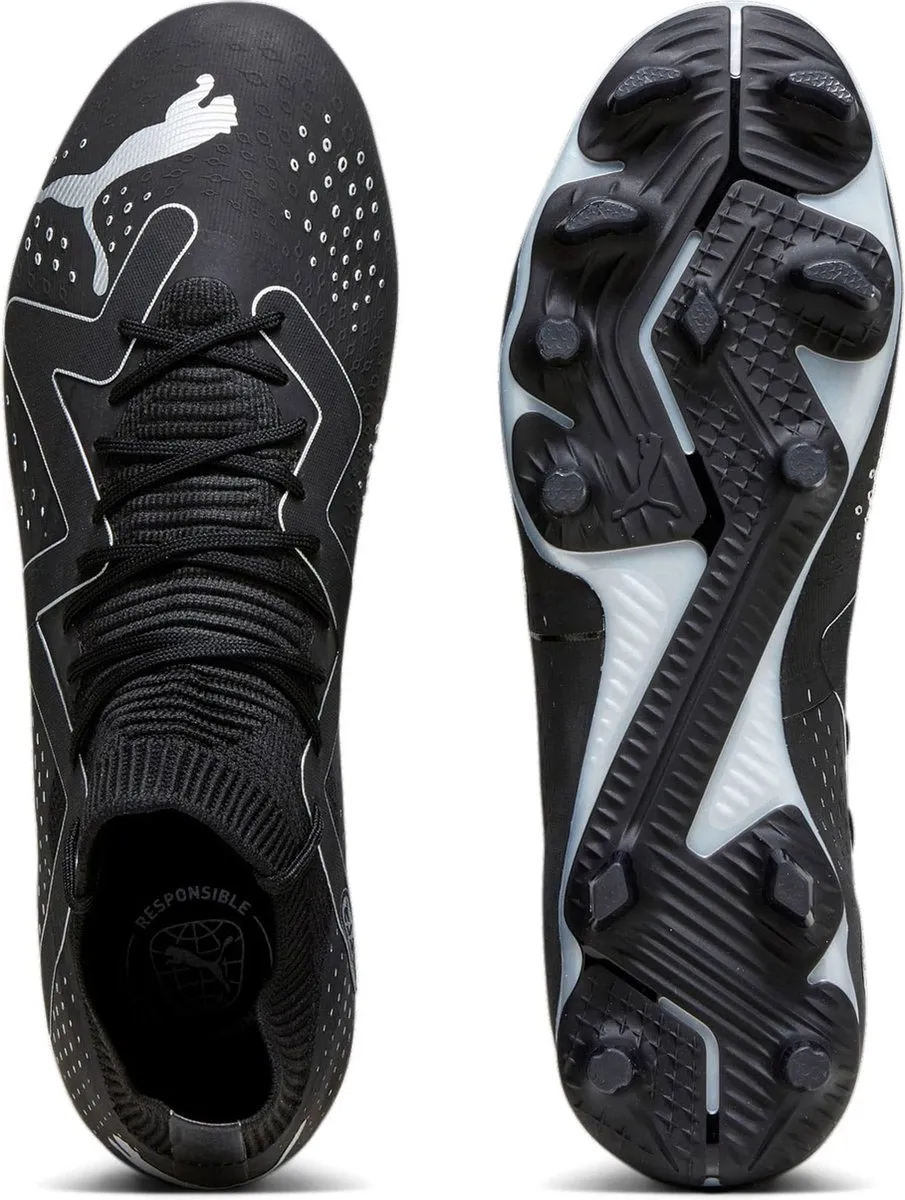 PUMA Future Match FG/AG Heren Sportschoenen 43 - Zwart/Zilver