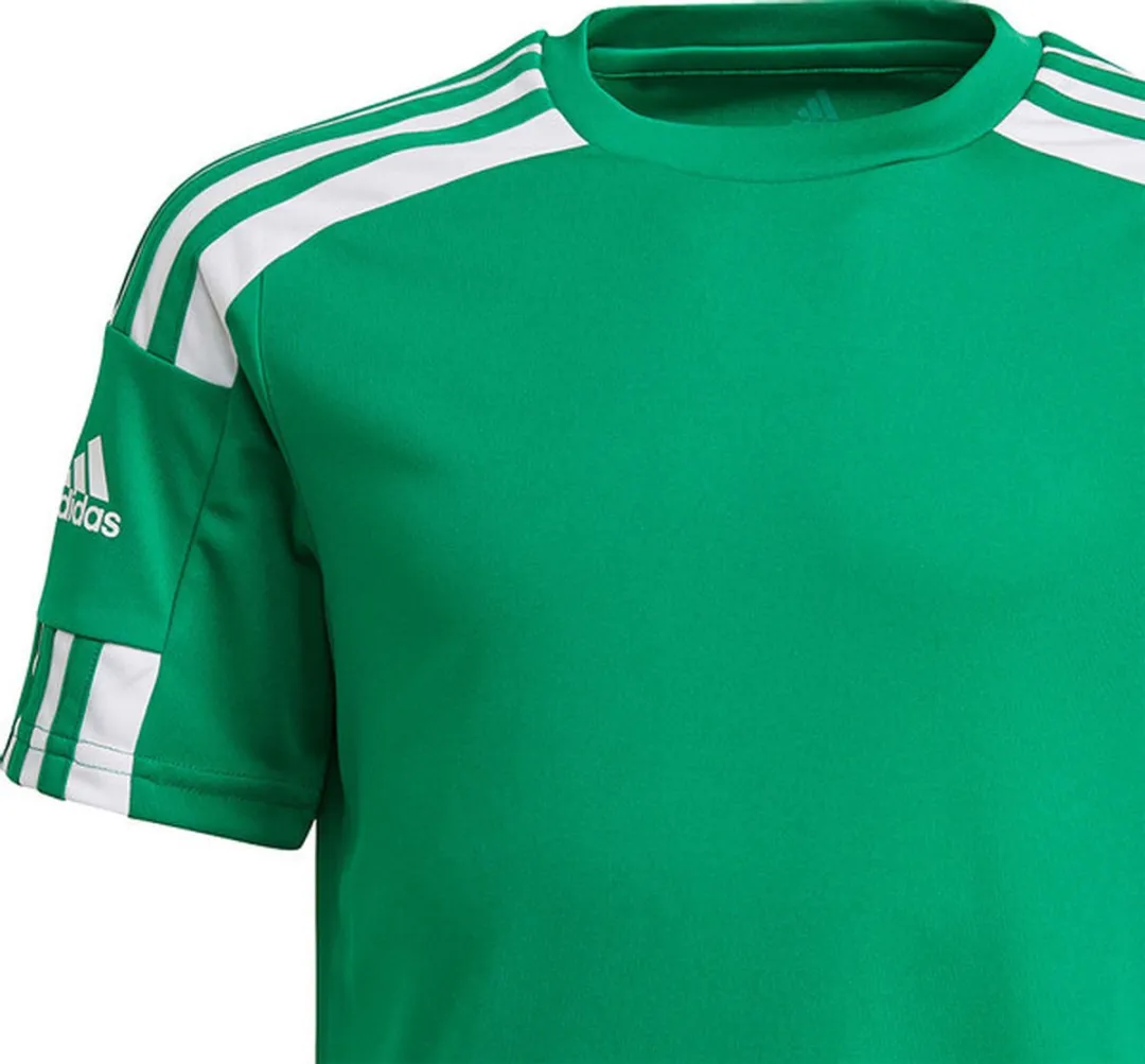 Adidas Squadra 21 Shirt Korte Mouw Kinderen 152 - Groen/Wit