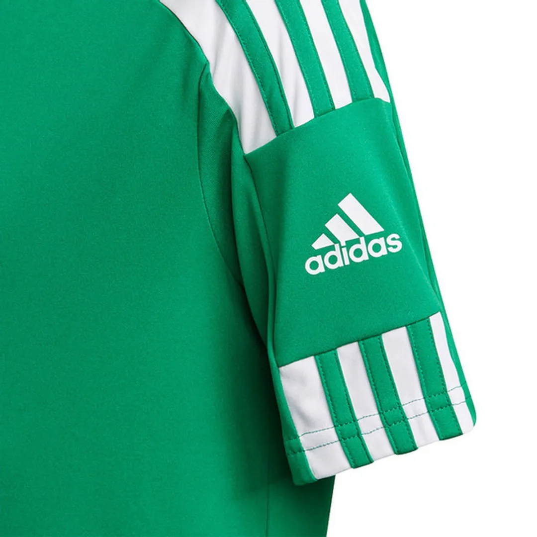 Adidas Squadra 21 Shirt Korte Mouw Kinderen 152 - Groen/Wit