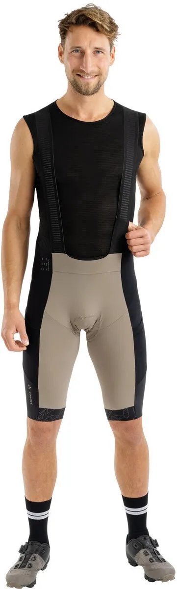 Vaude Men's Kuro Bib Tights II Fietsbroek - S - Coconut