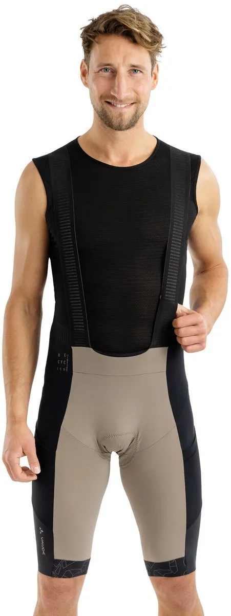 Vaude Men's Kuro Bib Tights II Fietsbroek - S - Coconut