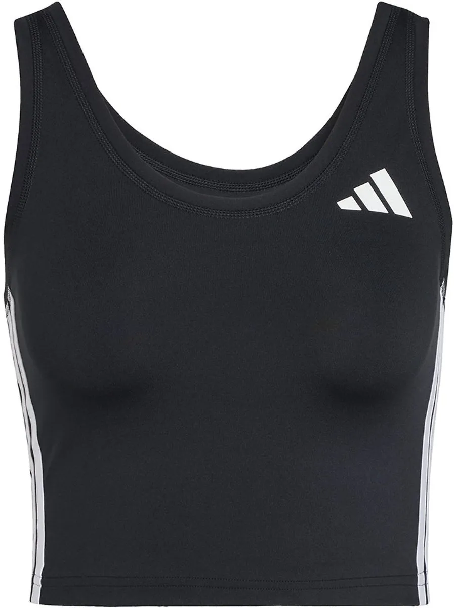 Adidas Train Essentials 3 Stripes Crop T-shirt - Zwart L