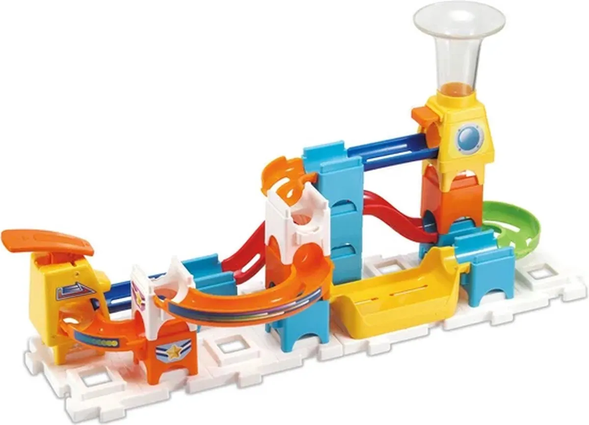 VTech Marble Rush Discovery Set XS100 Knikkerbaan - 30 Onderdelen - 3 Knikkers