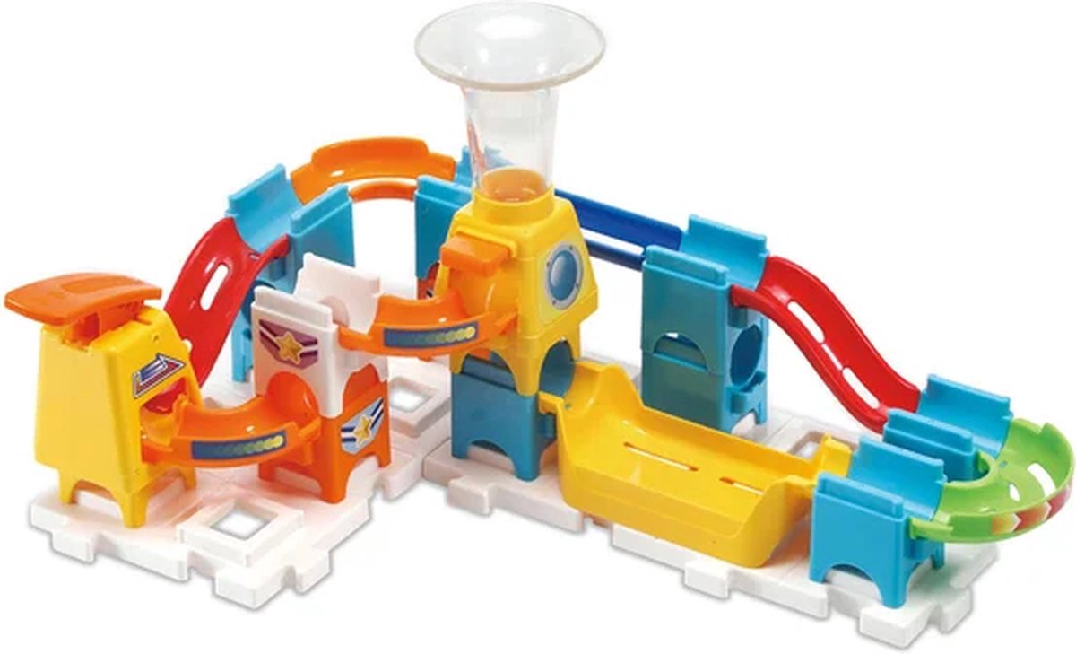 VTech Marble Rush Discovery Set XS100 - Speelgoed Knikkerbaan - Educatief - 30 Onderdelen - Inclusief 3 Knikkers - Vanaf 4 Jaar