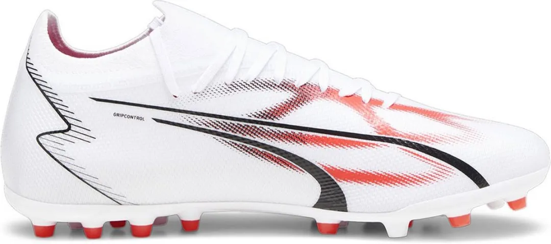 PUMA Ultra Match Mg Voetbalschoenen 43 - Wit