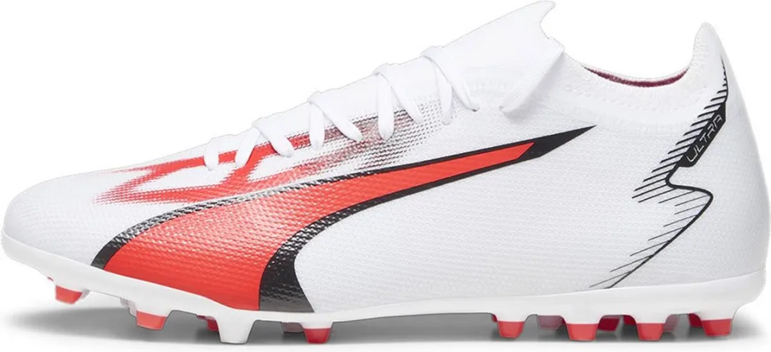 PUMA Ultra Match Mg Voetbalschoenen 43 - Wit