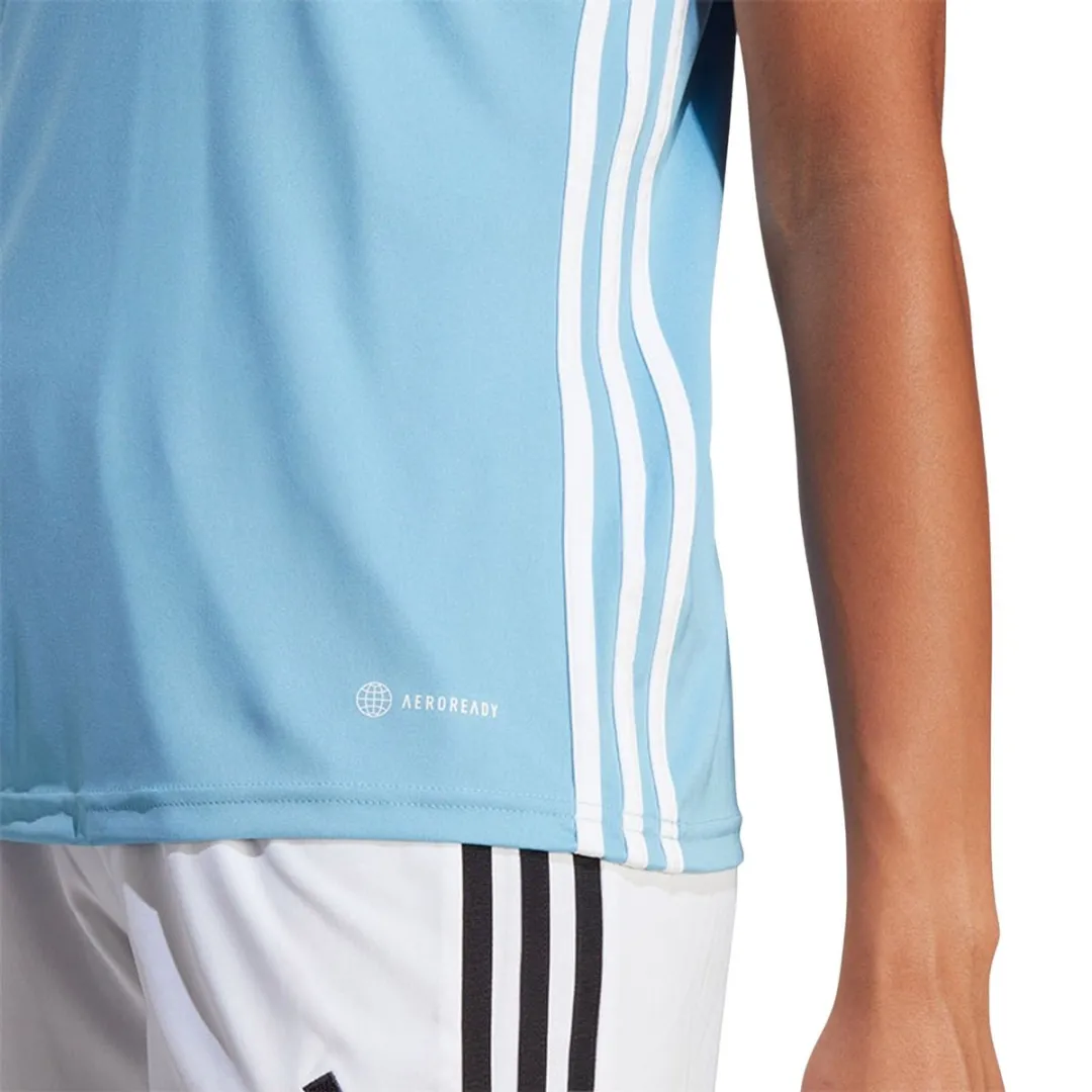 adidas Tabela 23 Jersey Shirt Dames S - Lichtblauw/Wit