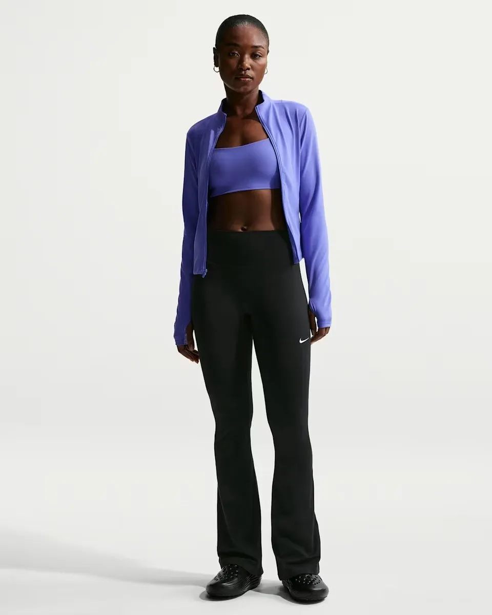 Nike Sportbroek One High Waist Flared Dames S - Zwart