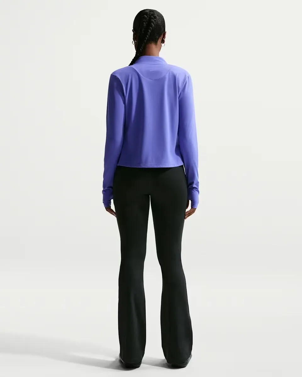 Nike Sportbroek One High Waist Flared Dames S - Zwart