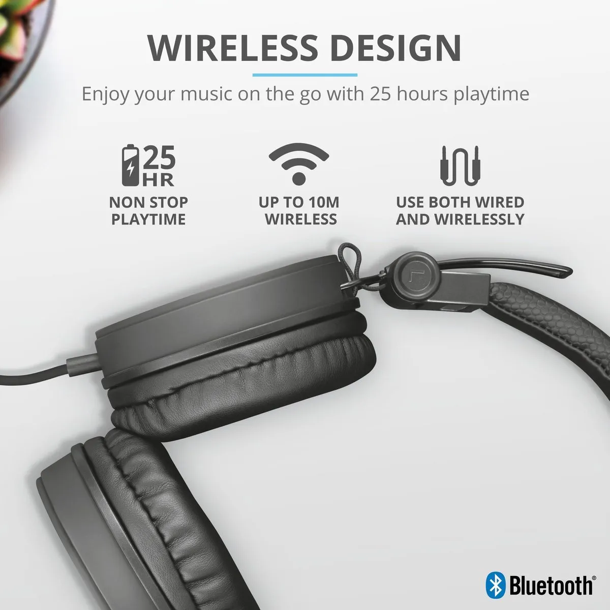 Trust Tones 23552 Koptelefoon - Bedraad - Zwart - afbeelding 5 van 6
