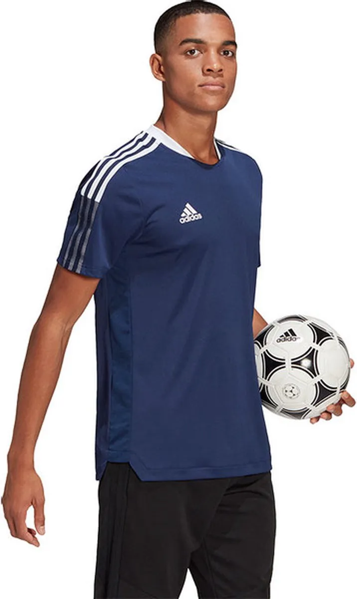 adidas Performance Tiro 21 Training Voetbalshirt GM7585 - S - Blauw
