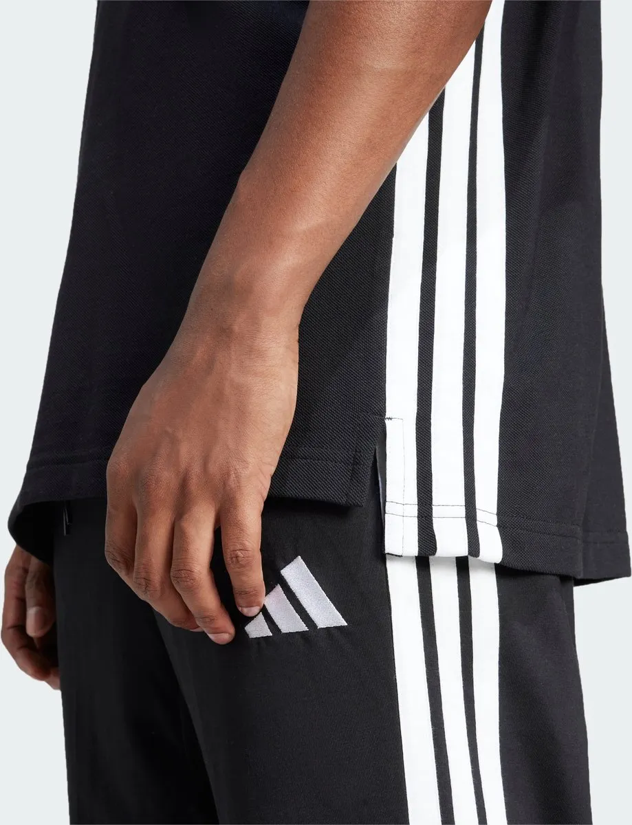 adidas Essentials 3-Stripes Poloshirt JE6380 - Heren - XS - Zwart