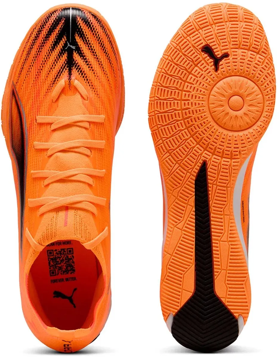 PUMA Ultra 6 Match Zaalschoenen 44.5 - Heat Fire/Black/Rood