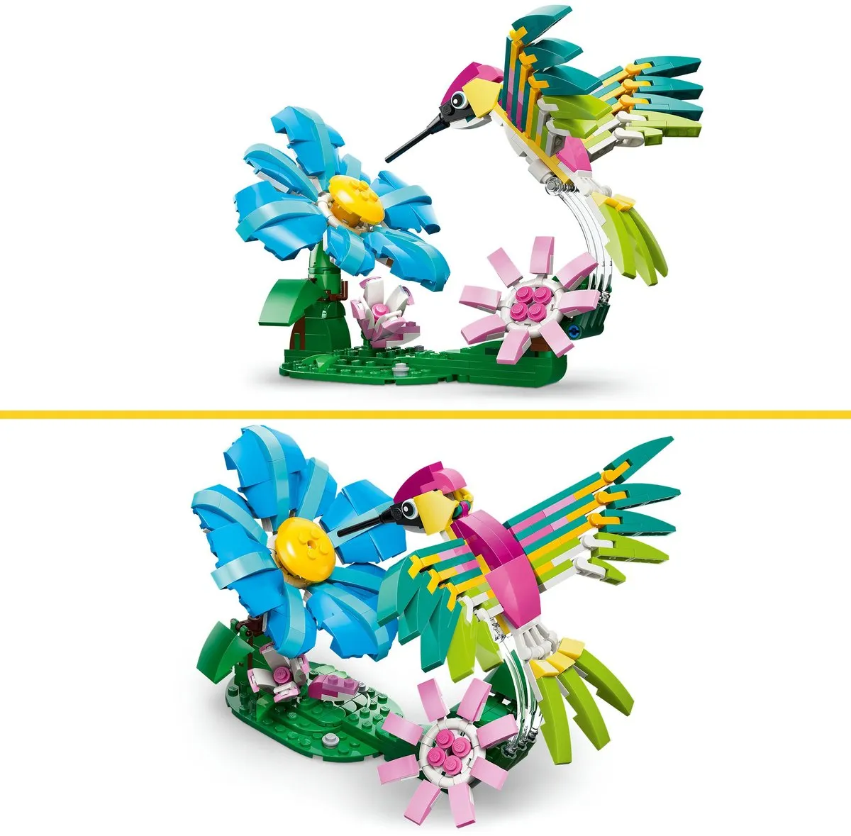 LEGO Creator 3in1 Wilde Dieren 31384 Kleurrijke Kolibrie - Multicolor