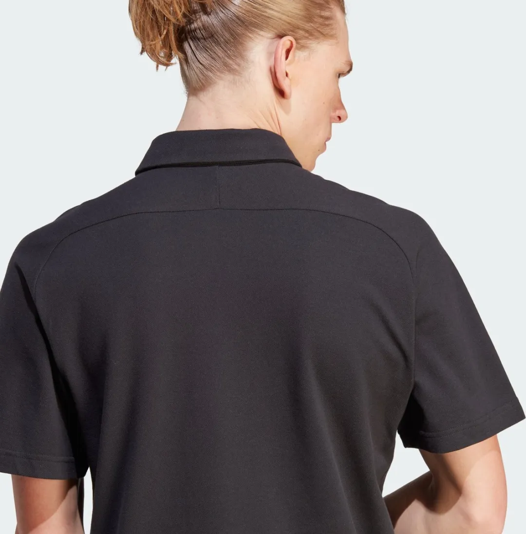 adidas Z.N.E. Premium Poloshirt IA3124 - Heren - Zwart - L