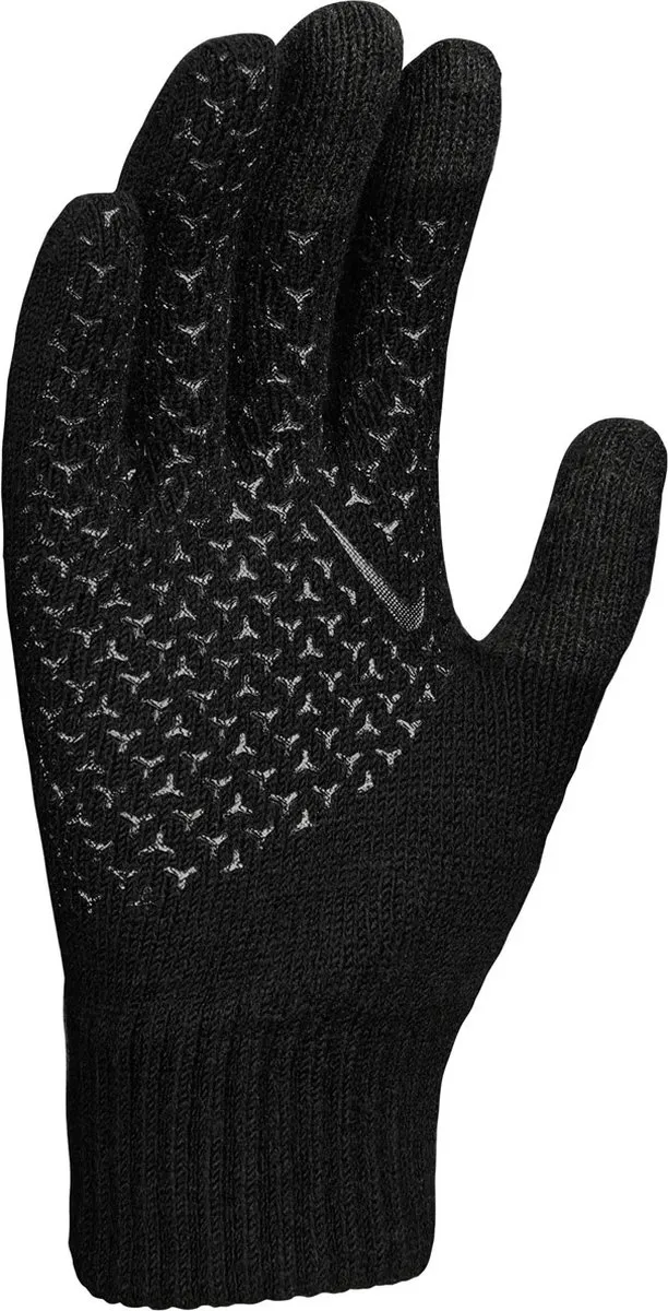 Nike Youth Knitted Tech & Grip Handschoenen S/M - Zwart/Grijs