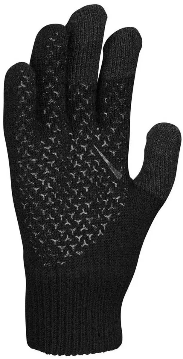 Nike Youth Knitted Tech & Grip Handschoenen S/M - Zwart/Grijs