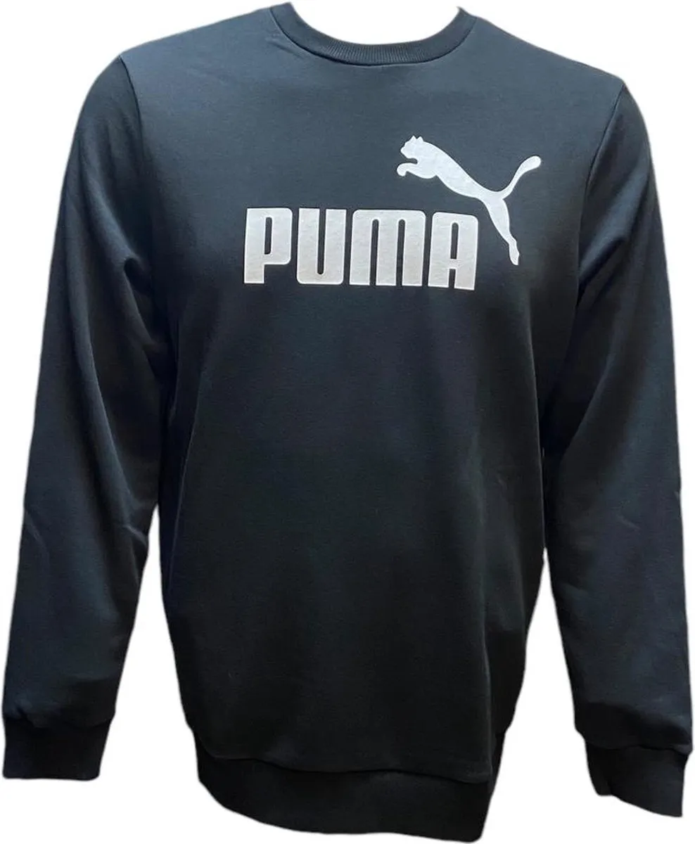 PUMA Essential Big Logo Crew Sweatshirt - Zwart