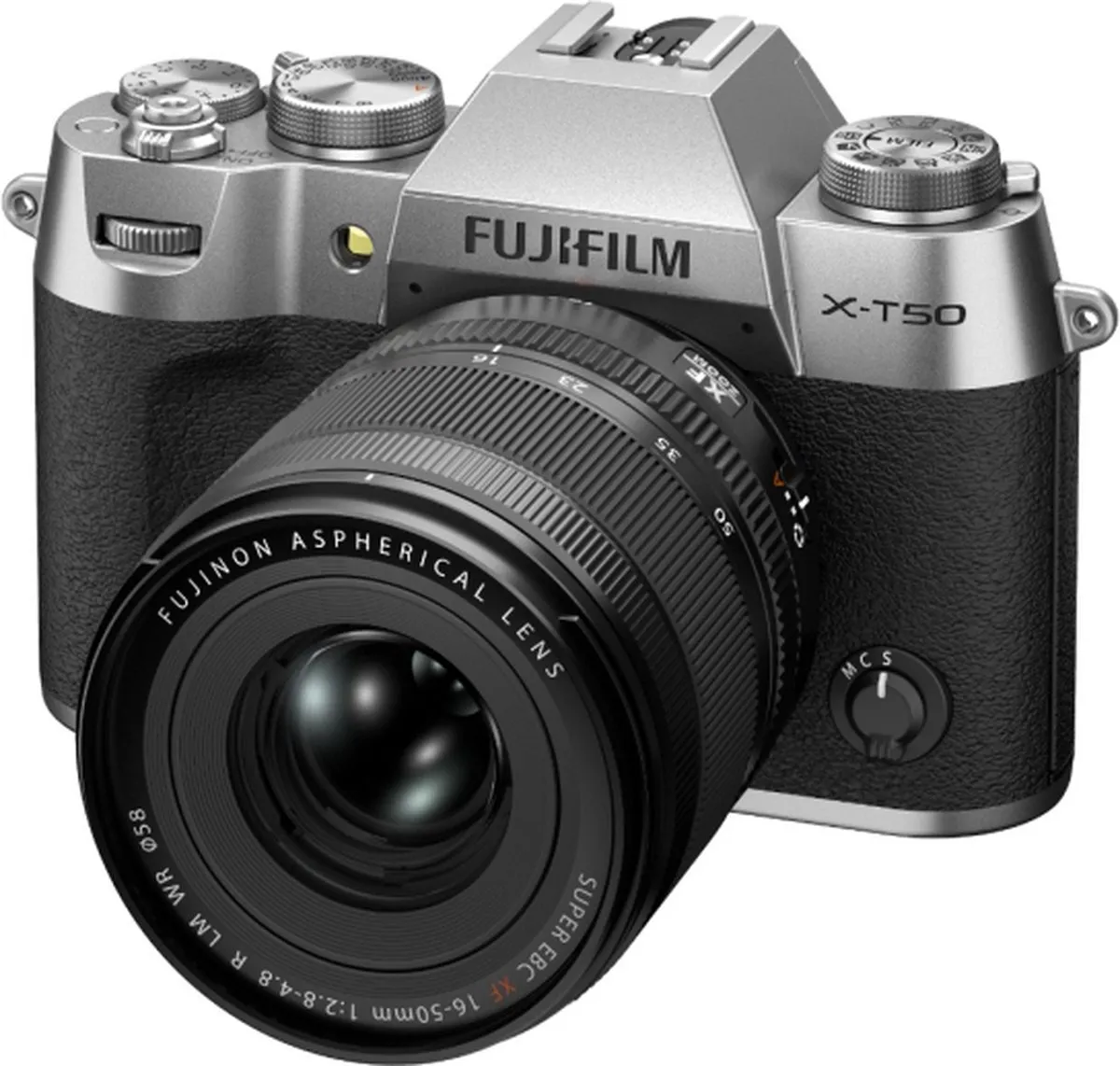 Fujifilm X-T50 - Systeemcamera - + XF16-50mm lens - Silver