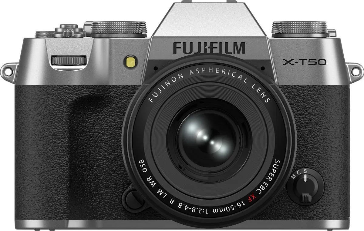 Fujifilm X-T50 - Systeemcamera - + XF16-50mm lens - Silver