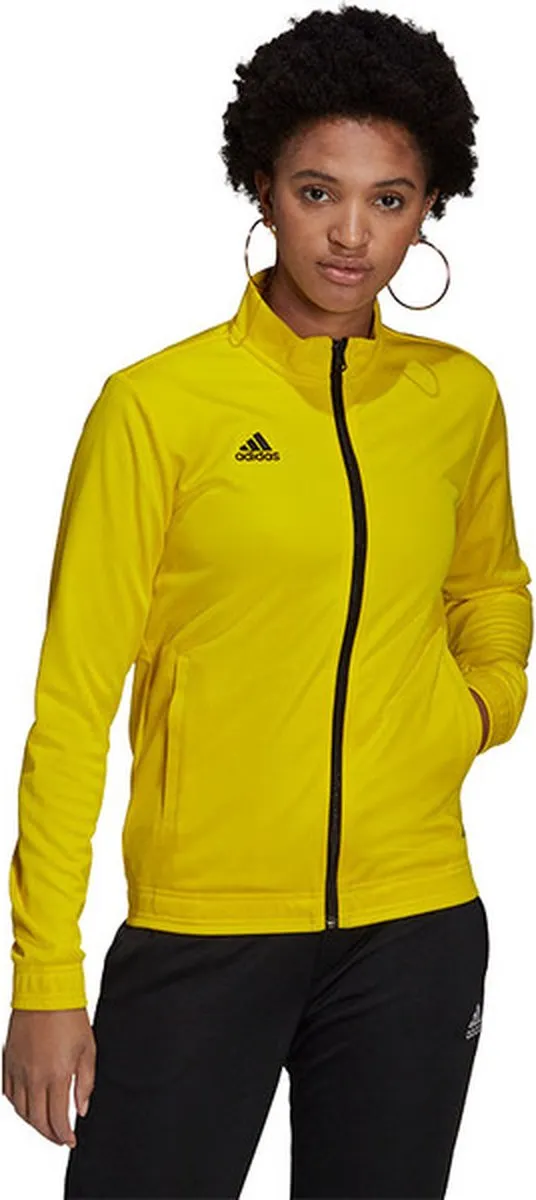 adidas Entrada 22 Track Jacket Dames - Geel S