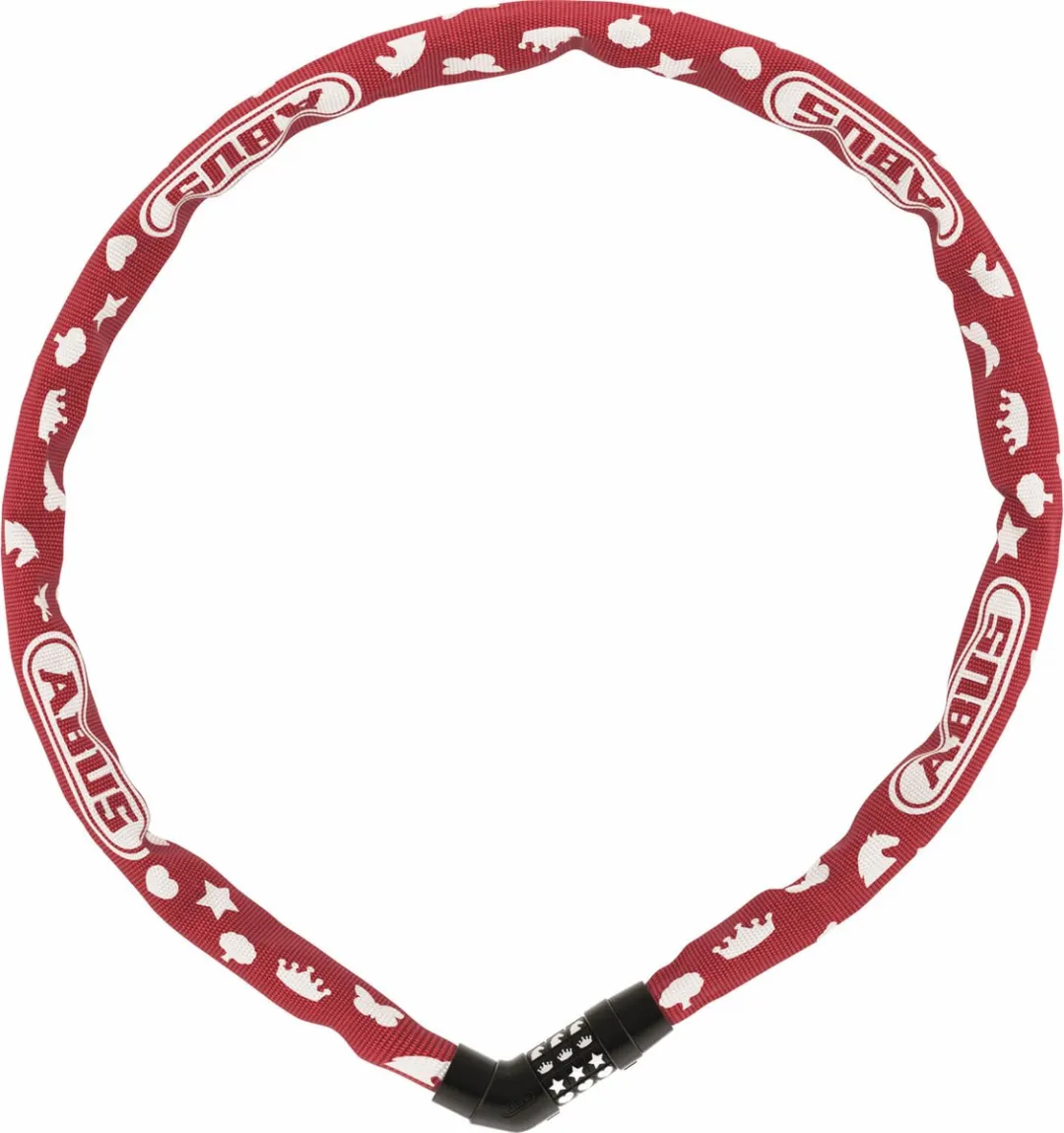 ABUS Cijferkettingslot 4804C/75 - 75cm - Roze