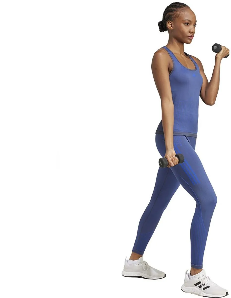 adidas Performance AEROKNIT Tanktop IX0491 - Blauw S