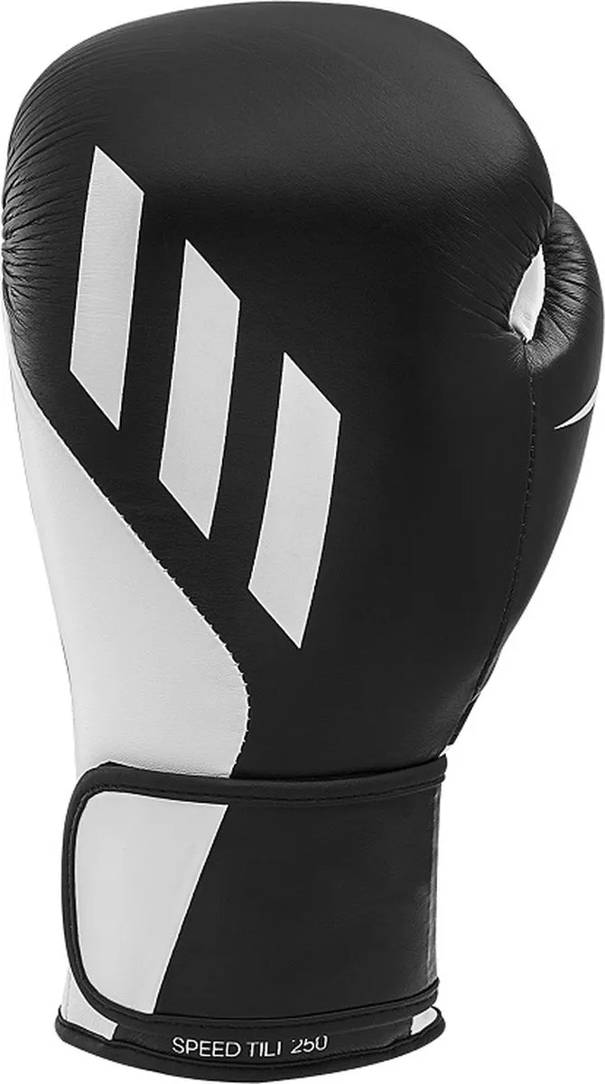 adidas Speed Tilt 250 Bokshandschoenen 14 oz - Zwart/Wit - afbeelding 6 van 6