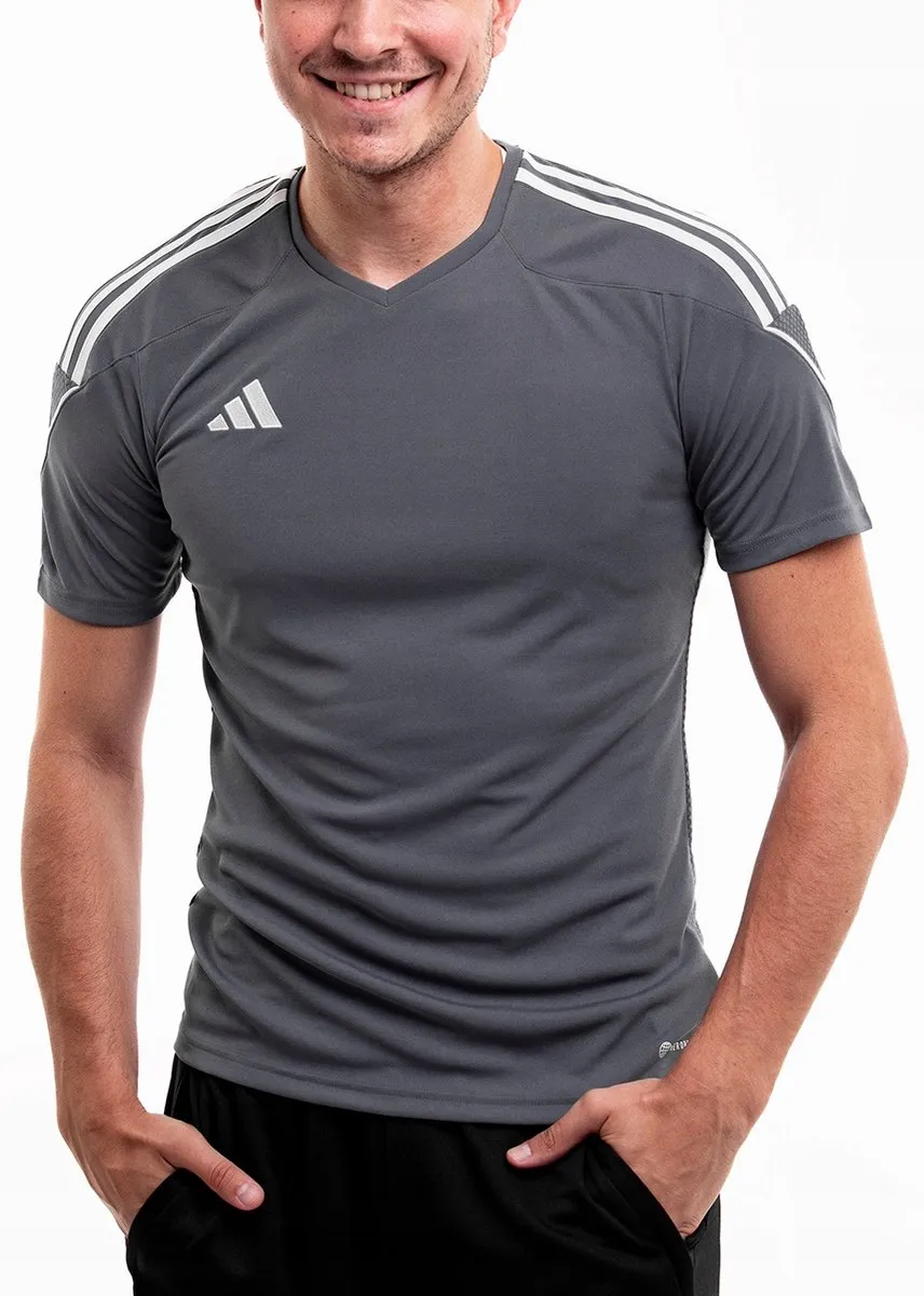 adidas Tiro 23 Sportshirt Heren - Grijs