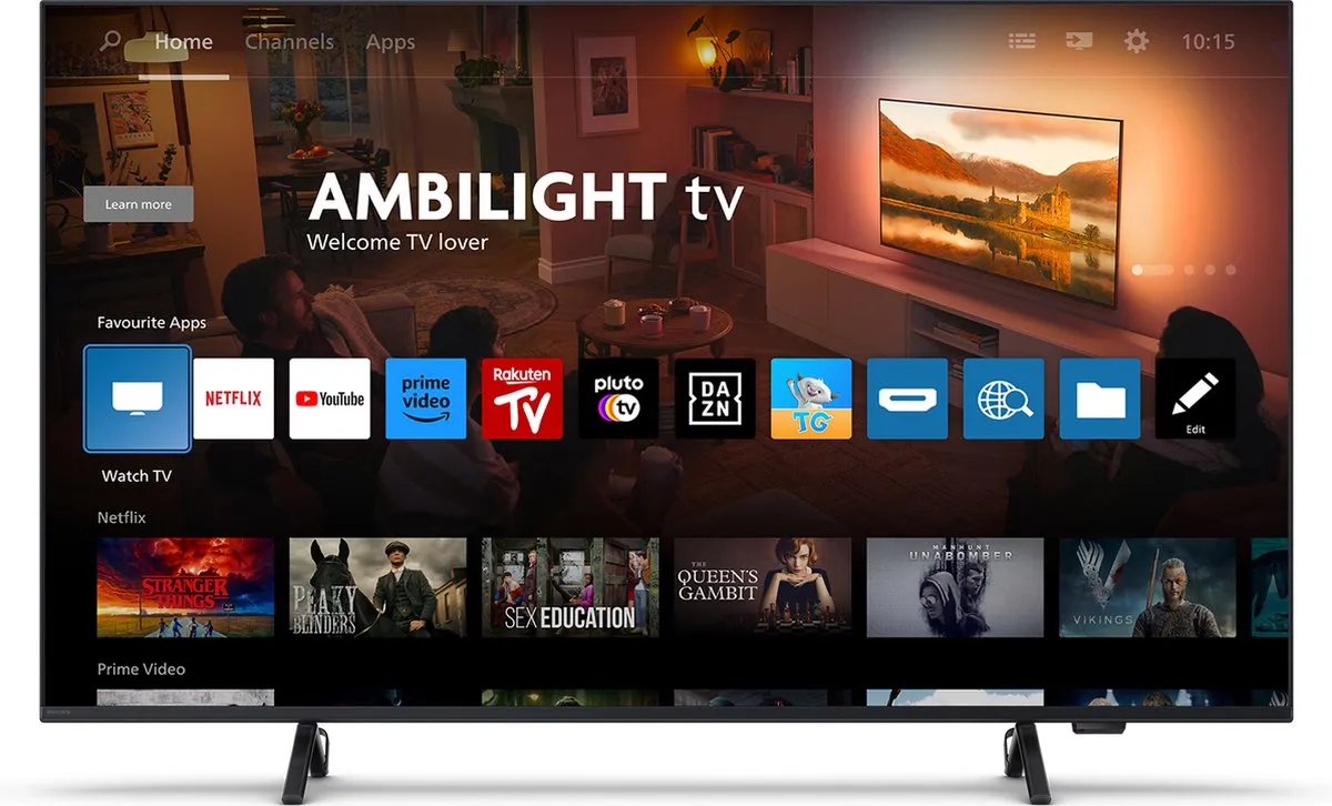 Philips Ambilight 55PUS8309/12 55 inch 4K LED TV - Zwart