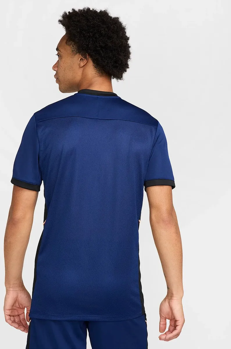 Nike Academy Heren Dri-FIT Shirt HJ3791-492 - S - Donkerblauw
