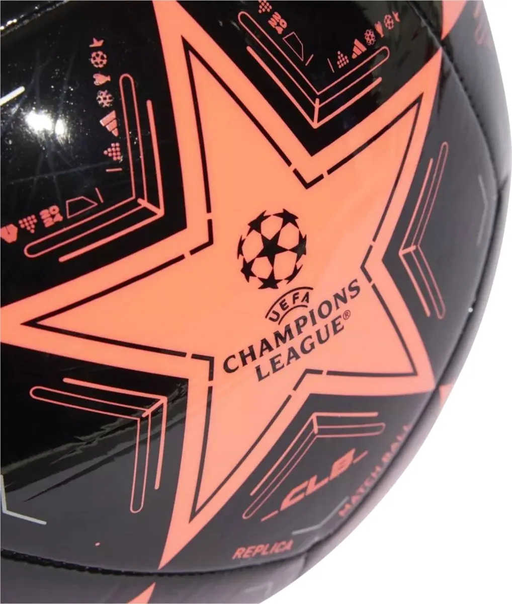 adidas UEFA Champions League Club Ball IX4064 - Maat 5 - Zwart