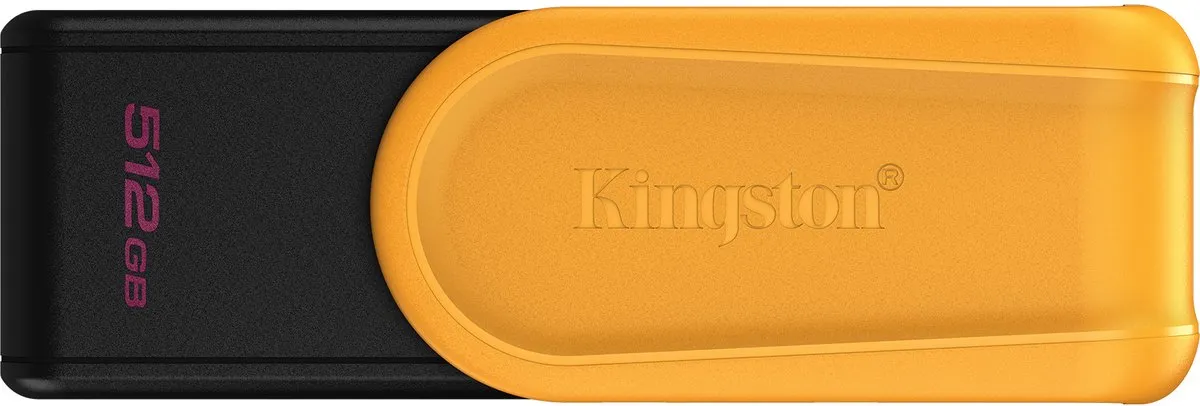 Kingston DataTraveler Exodia S DTXS/512GB - 512GB USB 3.2 - Zwart/Geel