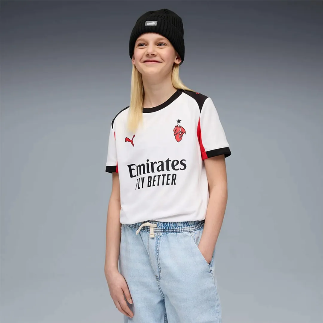PUMA AC Milan 25/26 Replica T-shirt Junior - Wit 5-6 jaar