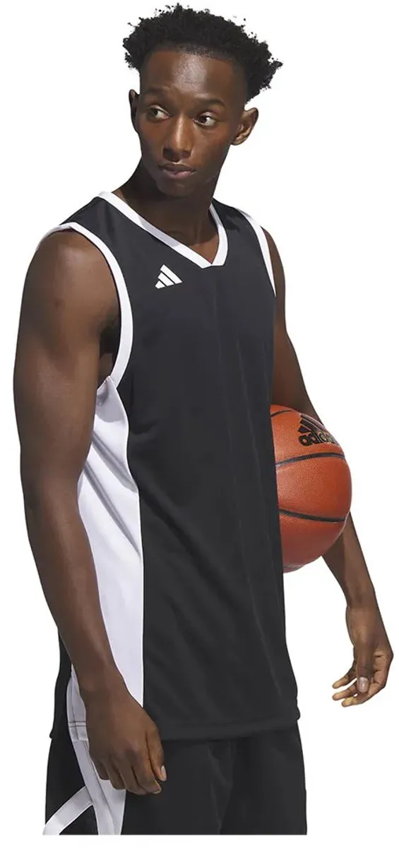 Adidas 3G Speed Mouwloos Basketballshirt - Zwart L