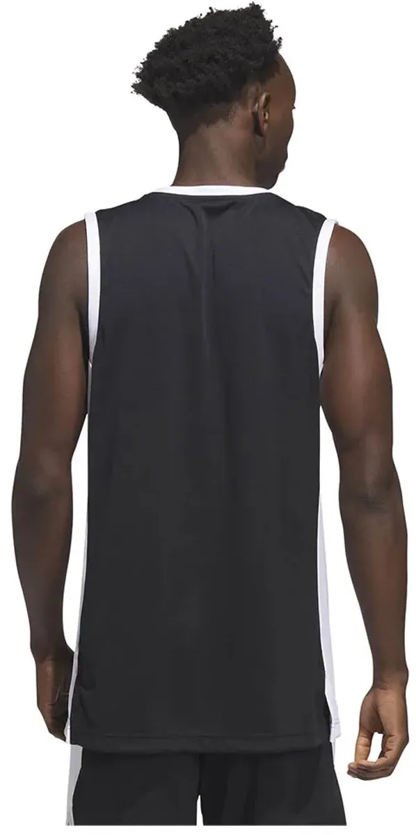 Adidas 3G Speed Mouwloos Basketballshirt - Zwart L