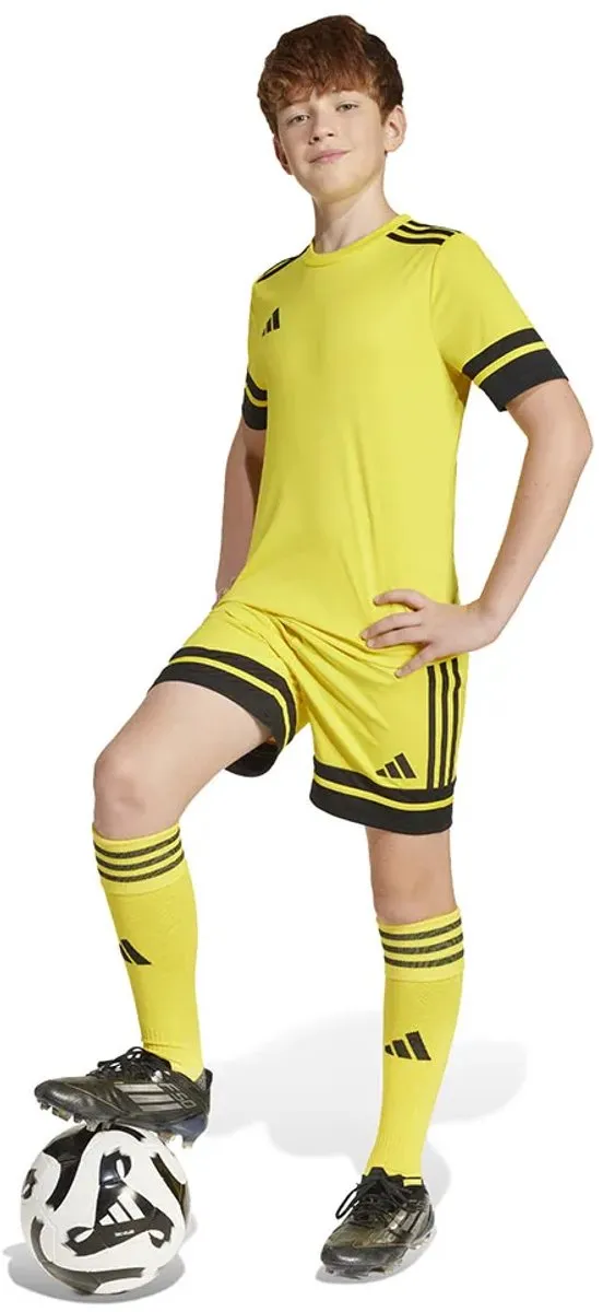 Adidas Squadra 25 Korte Broek Geel 5-6 jaar