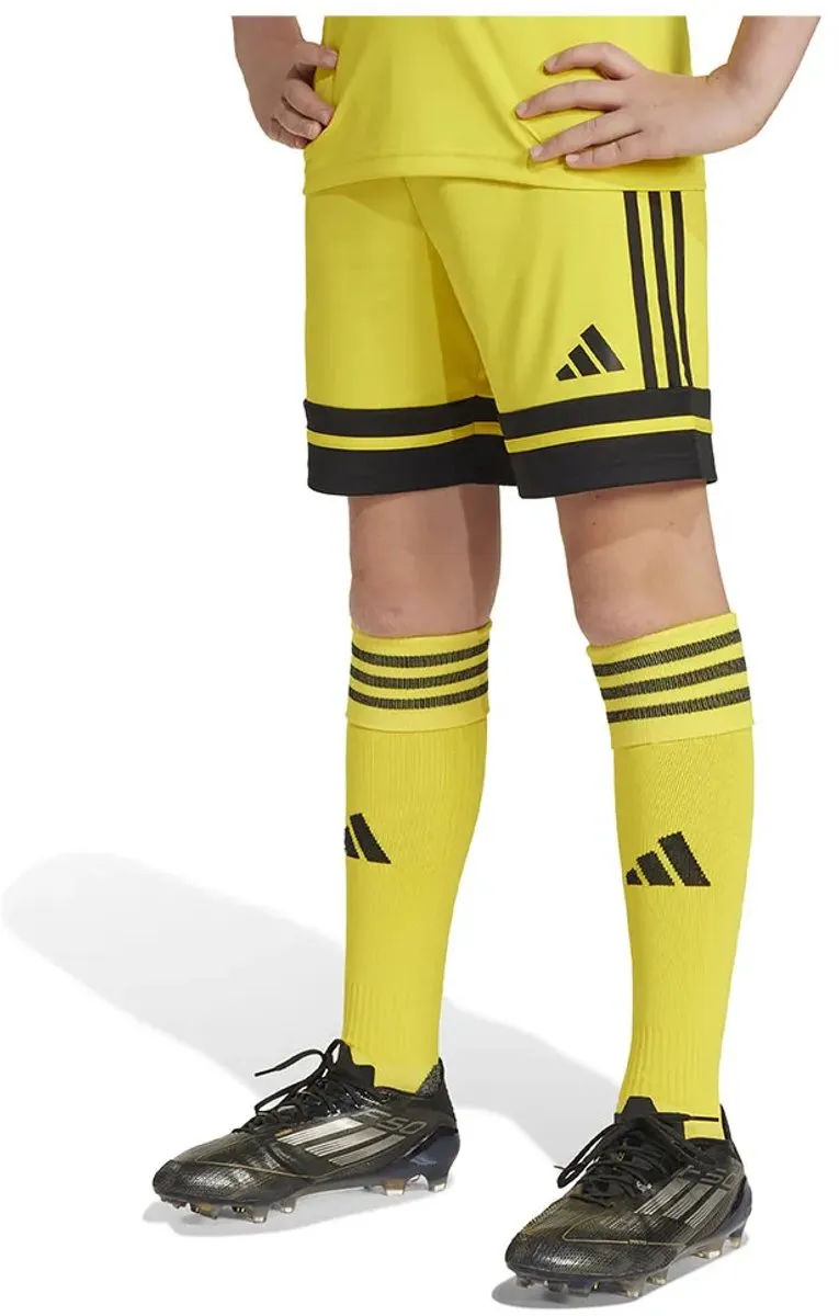 Adidas Squadra 25 Korte Broek Geel 5-6 jaar