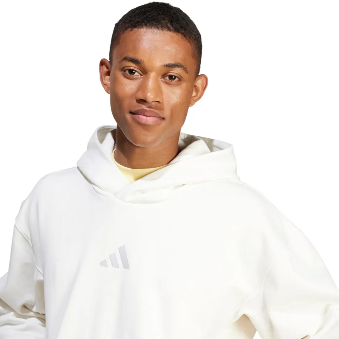 Adidas All Szn Fleece Hoodie Heren - XL - Wit