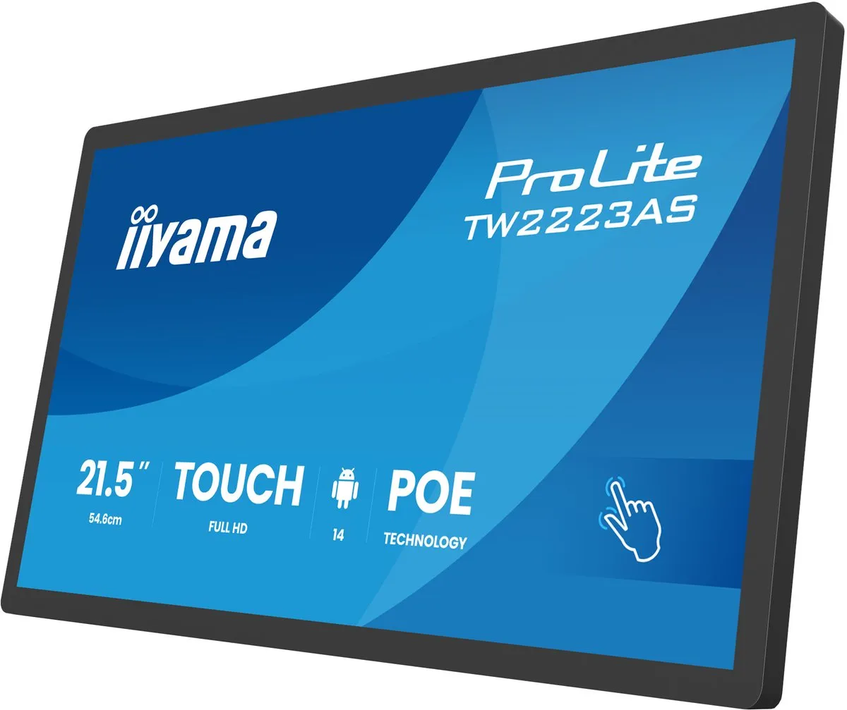 iiyama TW2223AS-B3P Interactief Touchscreen 54,6cm - Full HD - Zwart