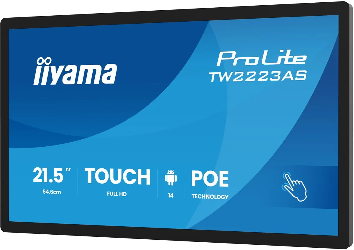 iiyama TW2223AS-B3P Interactief Touchscreen 54,6cm - Full HD - Zwart