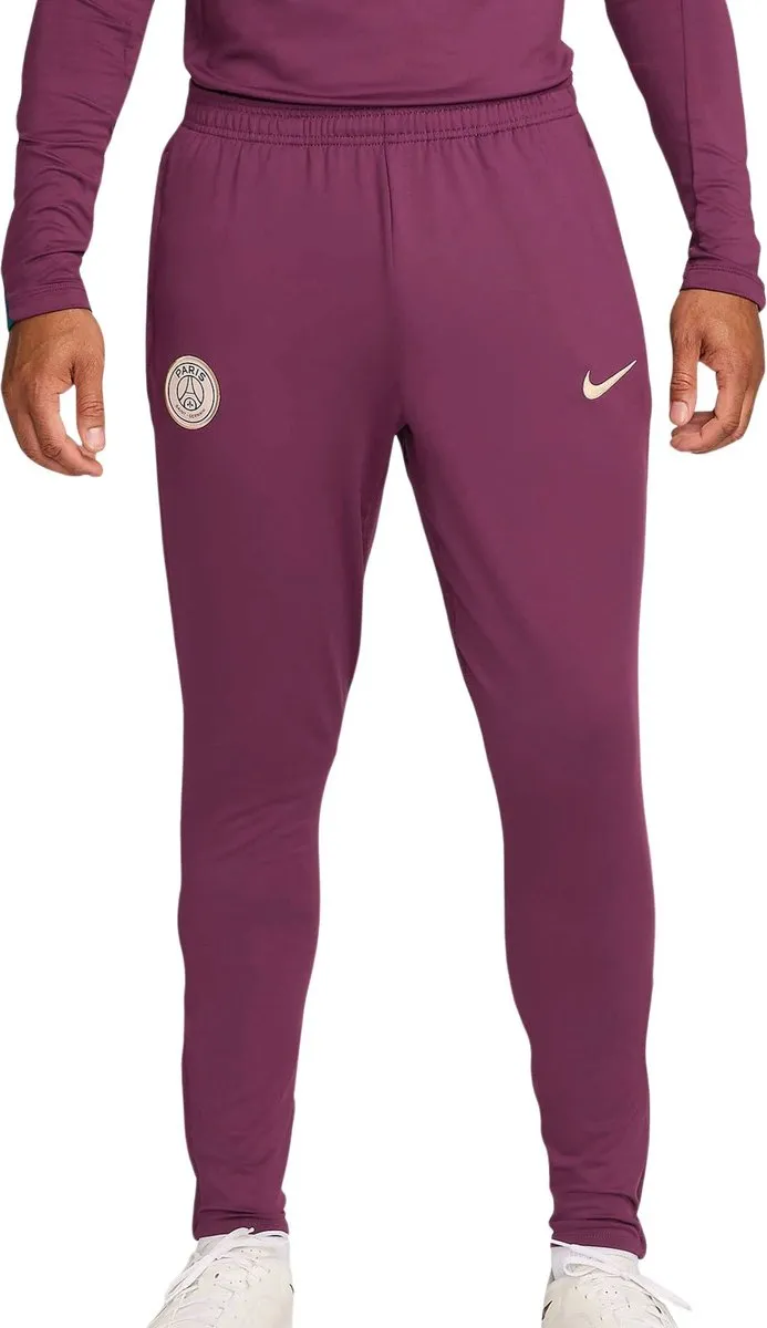 Nike PSG Dri-FIT Strike Sportbroek L - Donkerrood/Blauw