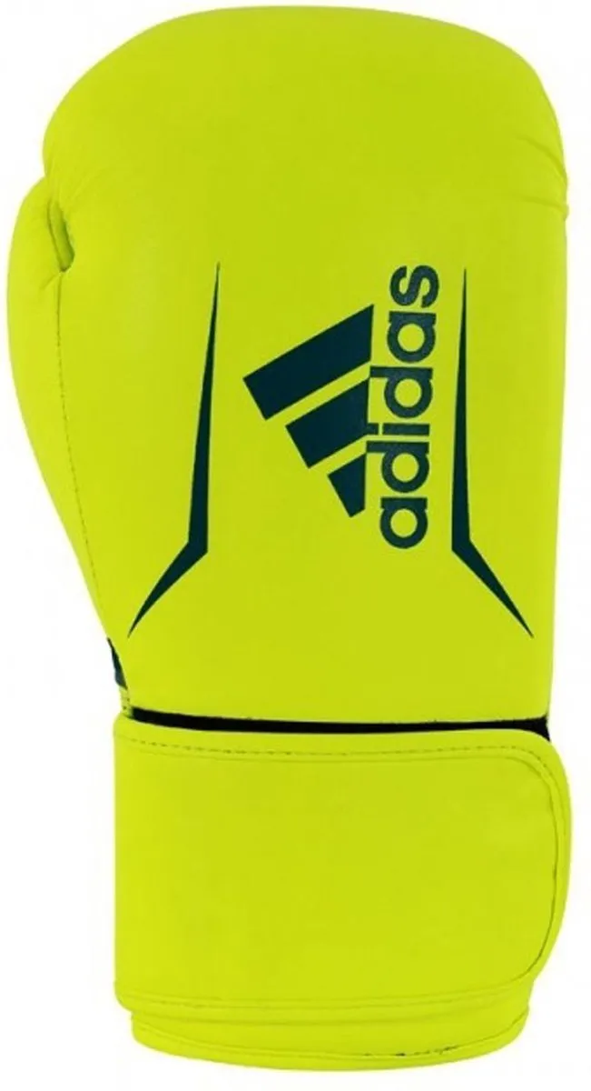 Adidas Speed 100 Bokshandschoenen 14 oz - Geel/Blauw