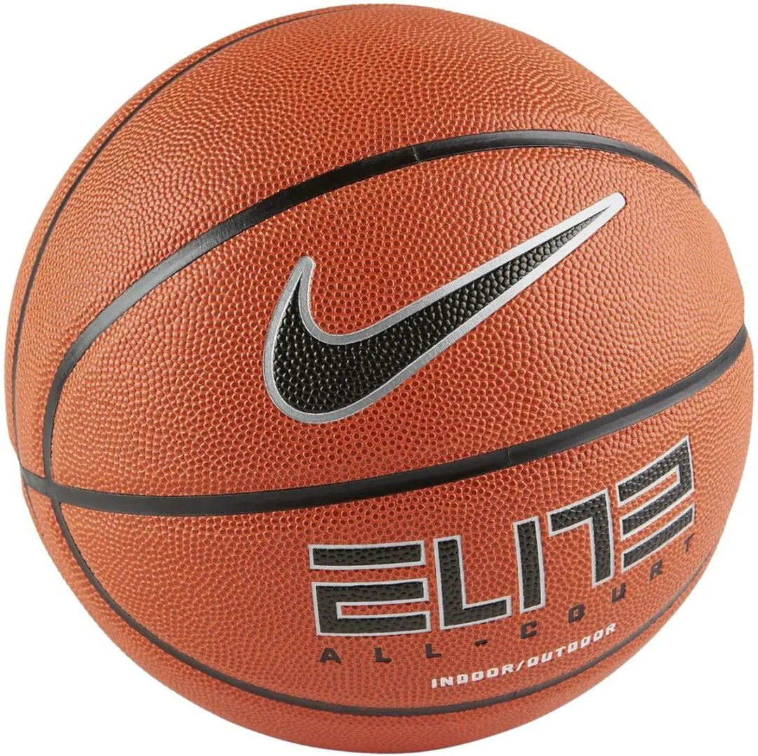 Nike Elite All-Court 8P 2.0 Basketbal - Oranje/Zwart/Zilver