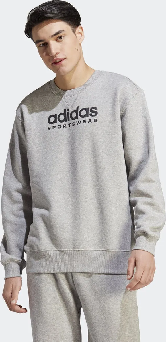 Adidas All SZN Fleece Graphic Sweatshirt IC9823 - Grijs